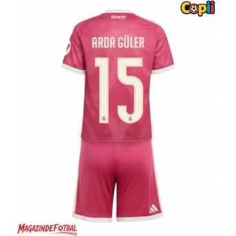 Real Madrid Arda Guler #15 Echipament de Fotbal Replică 2026-27 Copii Treilea (+ Șorturi)